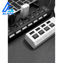 Hub Usb 2.0 4 Portas Régua Usb Extensão Usb Pen Drive Teclado 480mbps