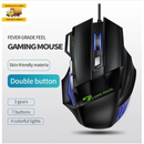 Mouse Gamer Laser X7 3200dpi Led Rgb Usb 7 Botões Profissional Original
