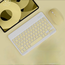 Kit Teclado e Mouse Bluetooth 5.2 Sem Fio Compatível PC Notebook Android iPhone Tablet Mac Smart TV